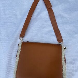 Urban Originals Tan and Cream Shoulder Bag